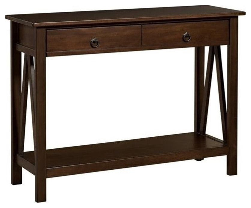 Pemberly Row Console Table in Antique Tobacco