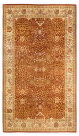 Mogul, One-of-a-Kind Hand-Knotted Area Rug Orange, 5' 2" x 8' 10"