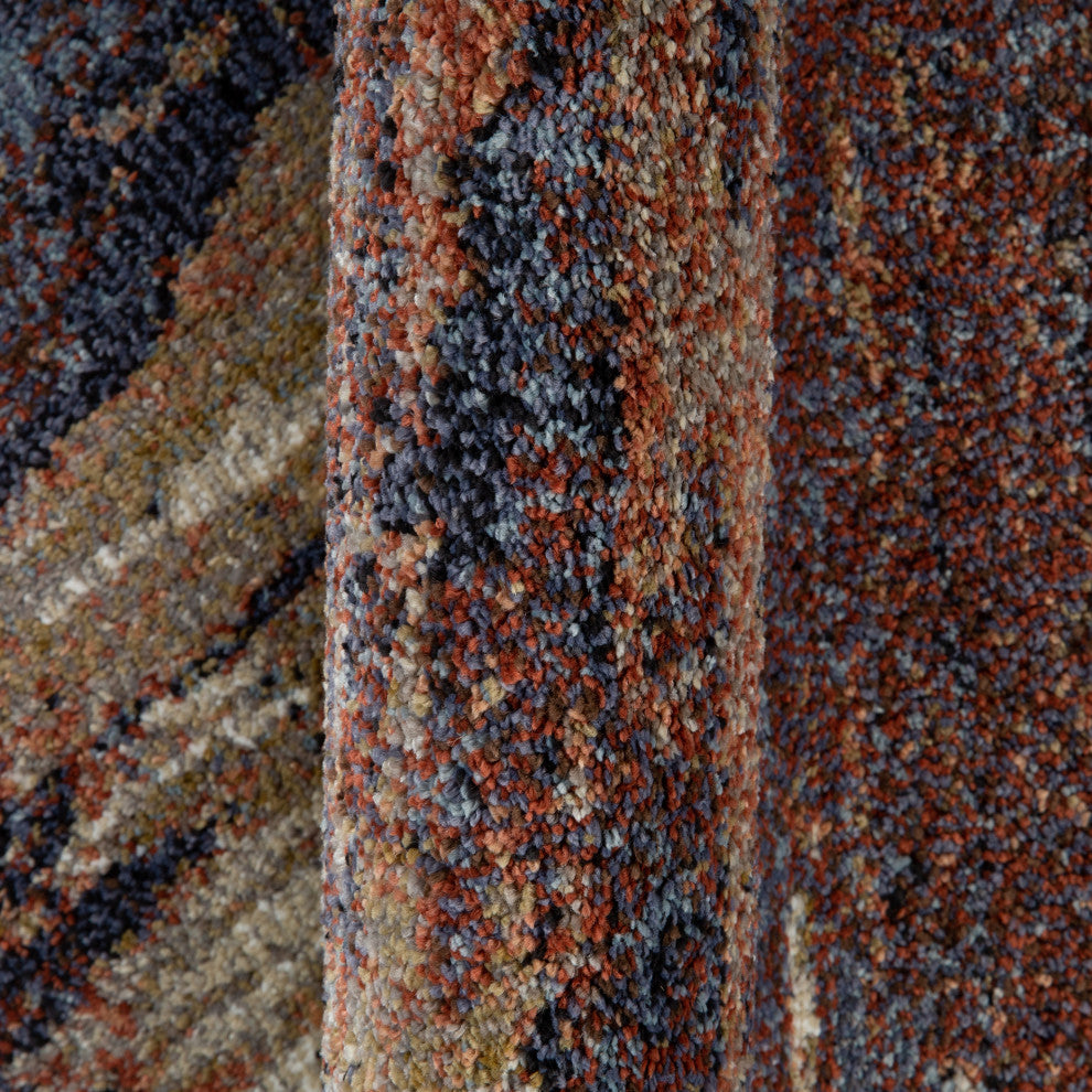 Jordan Delia Runner, Red, 2'7" x 10", Abstract