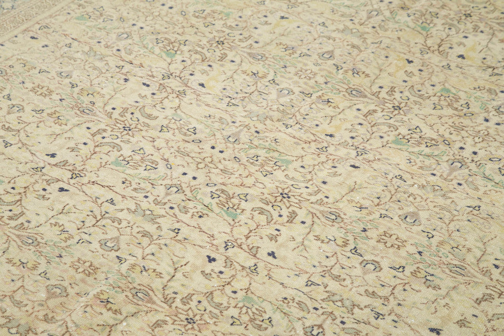 Rug N Carpet - Handmade Oriental 6' 6'' x 9' 2'' Unique Area Rug