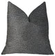 Eloquent Haze Silver Luxury Throw Pillow, 18"x18"