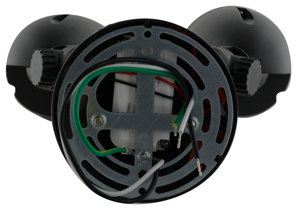 LED Security Light - Dual Head - Black Finish - 3000K