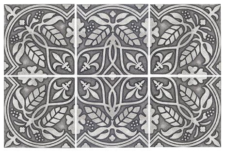 6"x6" Harvest Backsplash, Bronze, Set of 6