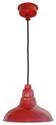 Dahlia LED Pendant Light, Cherry Red, 12"