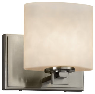 Clouds Era, Wall Sconce, Oval, Nickel, Clouds, LED