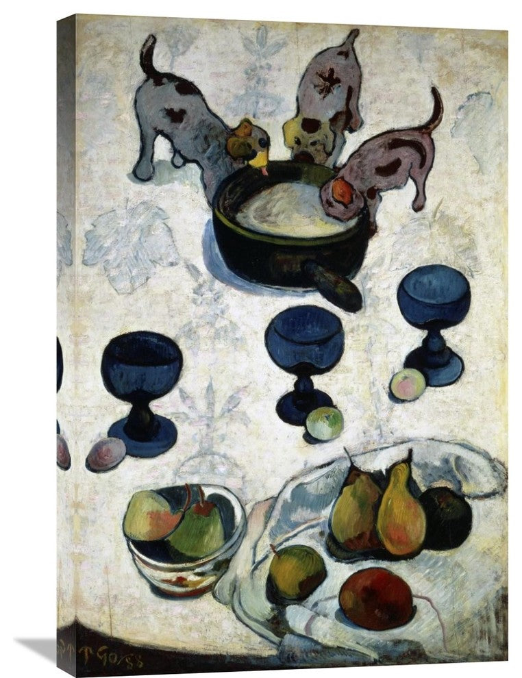 "Still Life with Three Dogs" Artwork