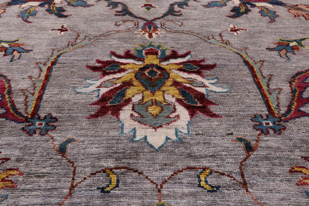 Handmade Persian Tabriz Wool Rug 6' 9" X 9' 8" Q7522