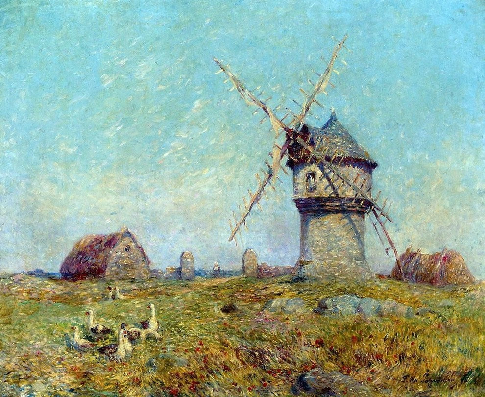 Ferdinand Du Puigaudeau Breton Landscape - 20" x 25" Premium Canvas Print