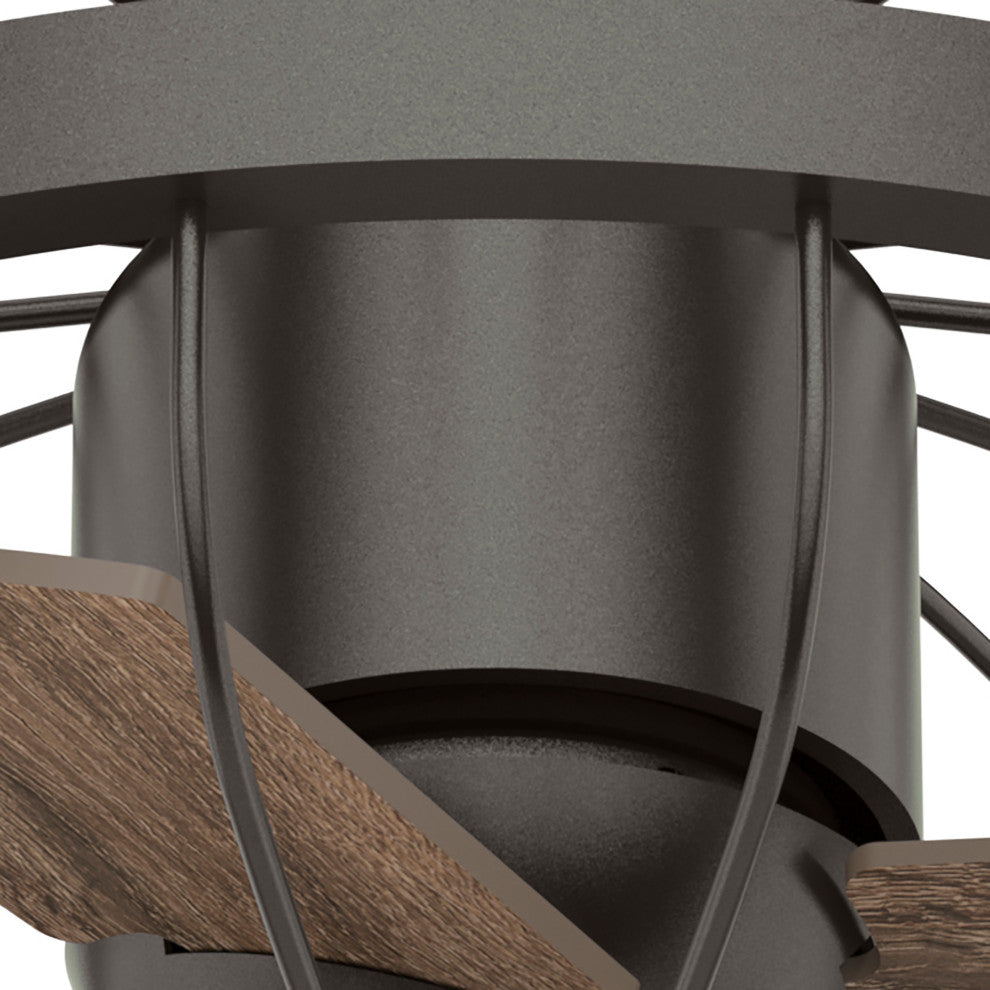 Hunter 16" Roswell Noble Bronze Ceiling Fan With Wall Control