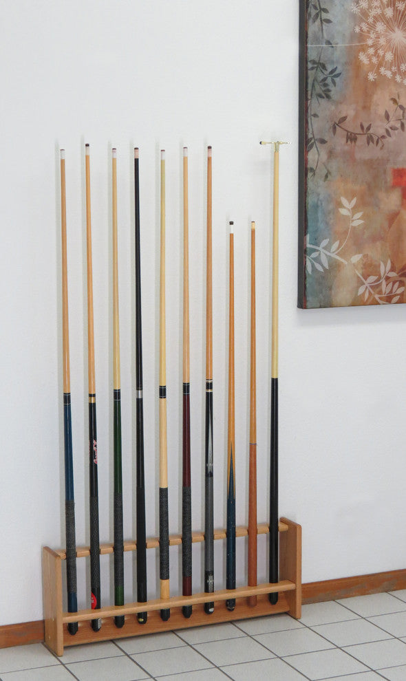 Pool Cue Rack, 10 Cue, Black