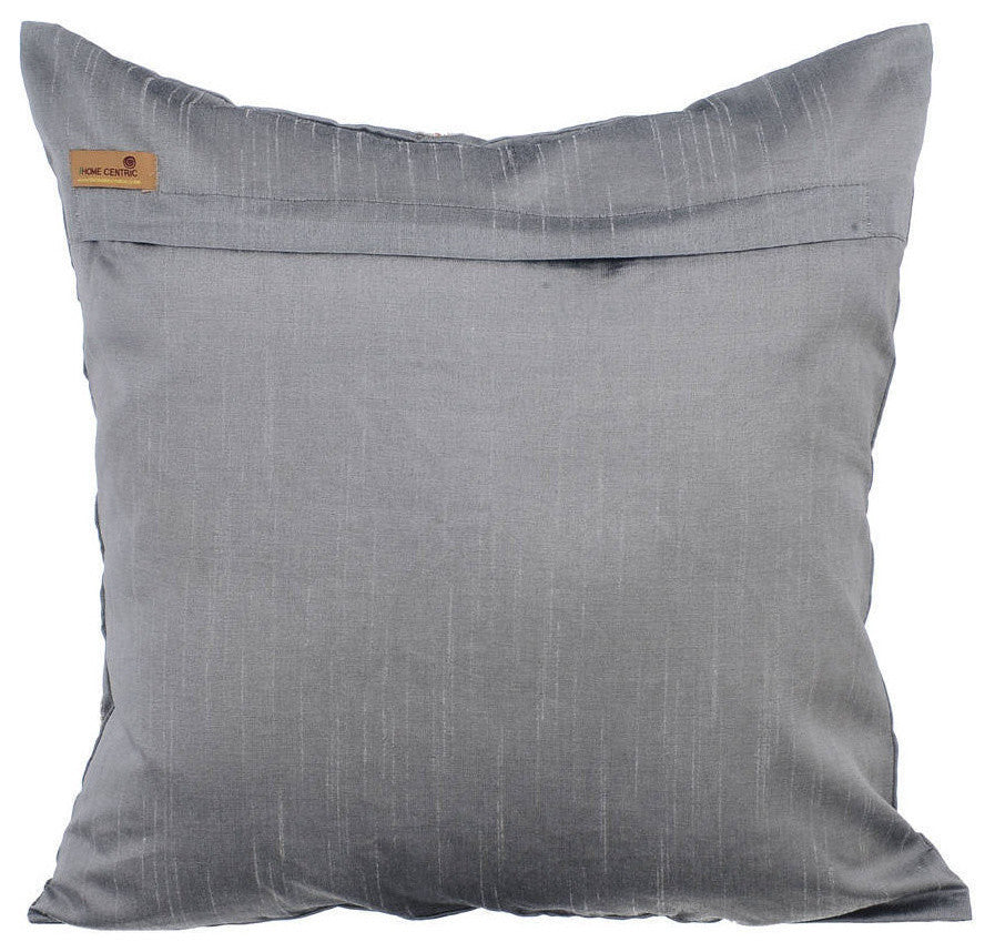Throw Pillow Covers 22" x 22" Cushion Cover Blue Cotton Abstract- Navy Pearlized