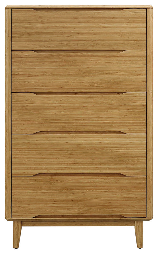 Currant Five Drawer Chest, Caramelized