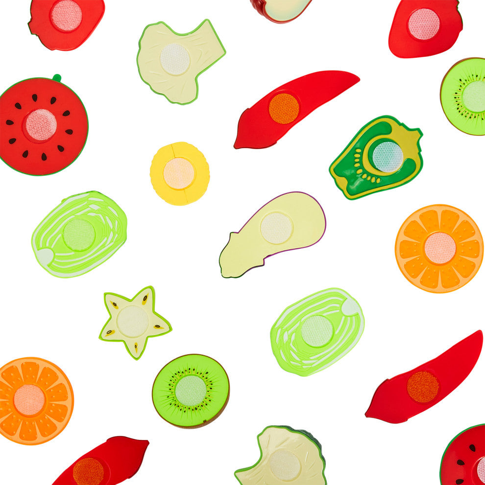 46-Piece Play Food Set For Ages 3 and Up