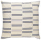 Surya Lina INA-002 20"x20" Pillow Cover, Cream/Beige/Charcoal