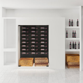 Vino Pins Designer Grid 3Ã—1, Metal Wine Rack Peg Kit
