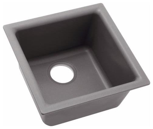 Elkay 15 3/4" Single Bowl Drop In/Undermount Bar/Prep Kitchen Sink, ELG1616PT0