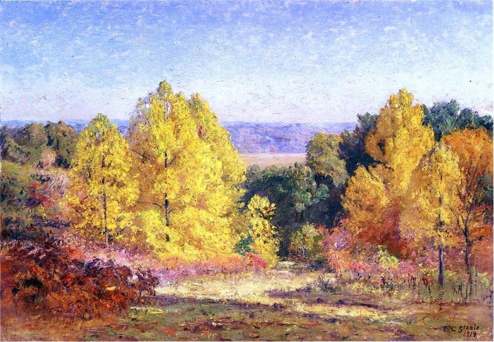Theodore Clement Steele The Poplars Wall Decal