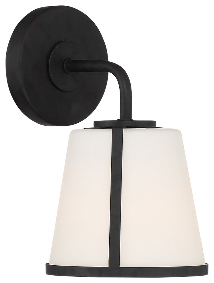Fulton 1 Light Black Wall Mount