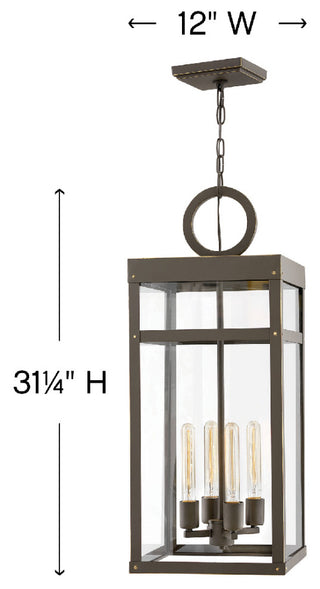 Hinkley Porter Medium Single Tier, Oil Rubbed Bronze