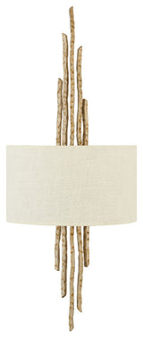 Fredrick Ramond Spyre Two Light Sconce, Champagne Gold
