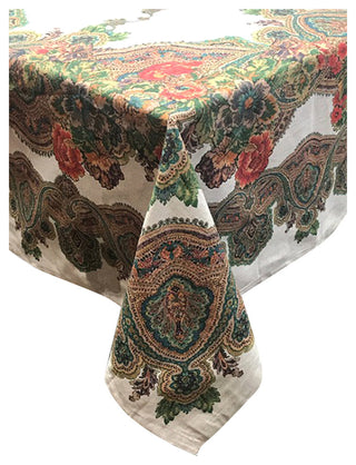 Cashmere Cotton and Linen Tablecloth, 60"x102"