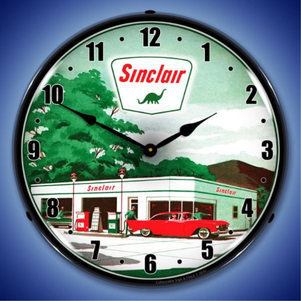 1904900 Sinclair Gas Station 2 Clock