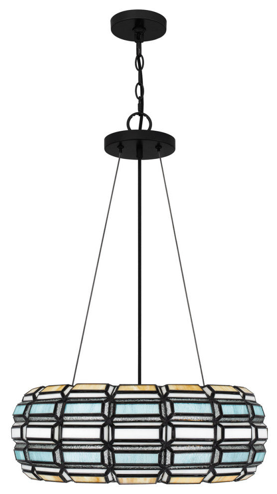 Quoizel TF5334MBK 3-Light Pendant, Shanghai