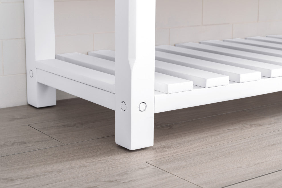 Wesley 60" Bathroom Vanity, White