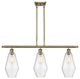 Innovations 516-3I-AB-G654-7 3-Light Island Light, Antique Brass