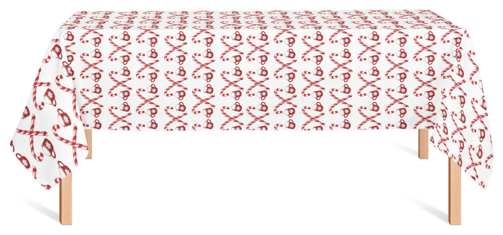 Candy Cane Hot Chocolate 58x102 Tablecloth