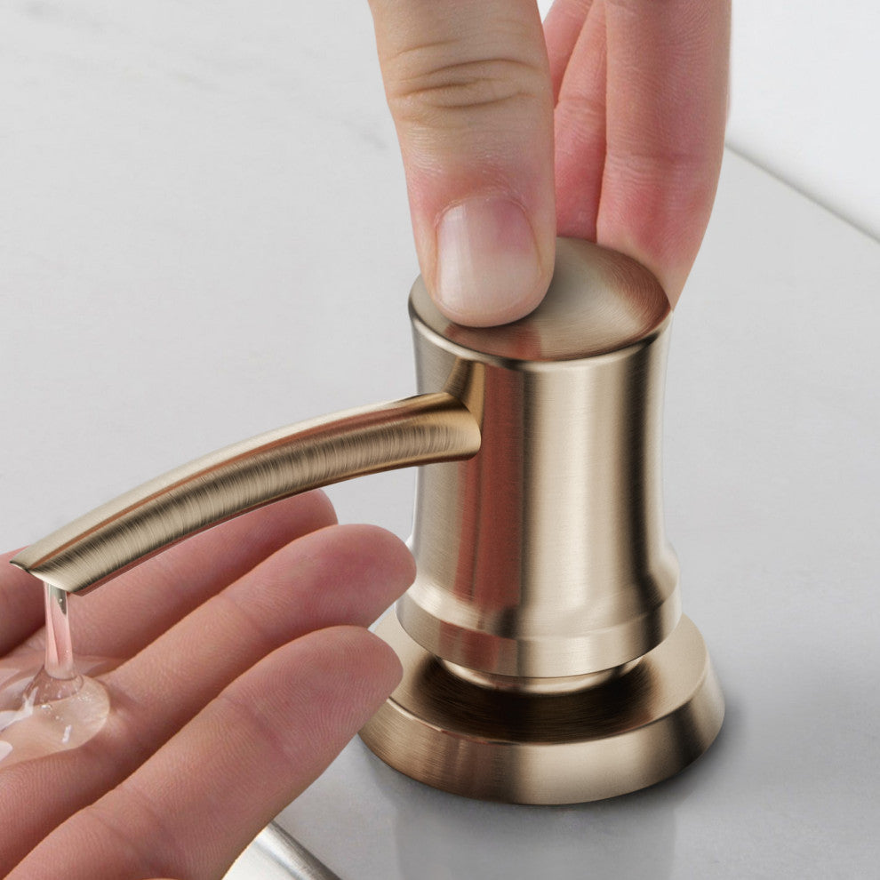 Soap Dispenser, Spot Free Antique Champagne Bronze