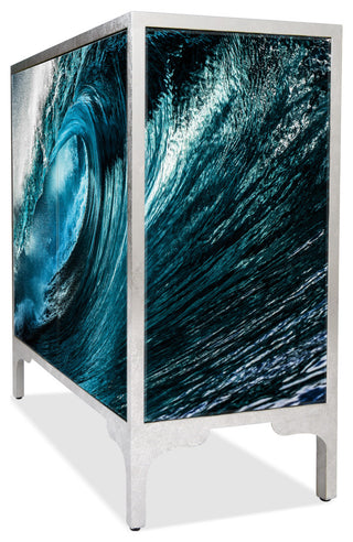 Close-up/angled view on white background highlighting panels.