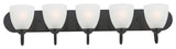 Maxim 11385 Axis 5 Light 36"W Vanity Light - Black