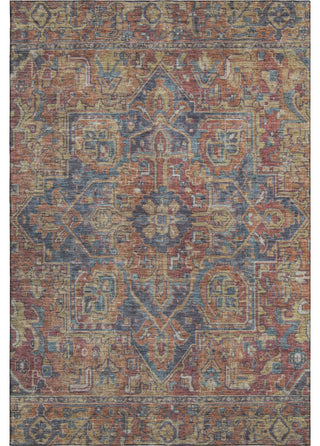 Premium Machine Washable Mayfield AMF571 Red 8' x 10' Rug