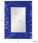 Zenith Mirror, Royal Blue