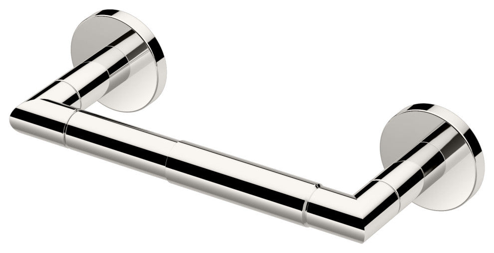 Glam Toilet Paper Holder, Polished Nickel, Standard