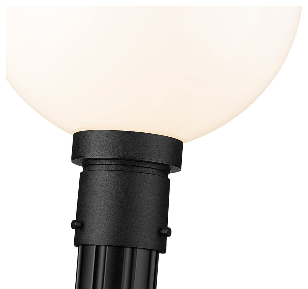 Z-Lite 597PHB-519P Laurent 110" Tall Post Light - Black