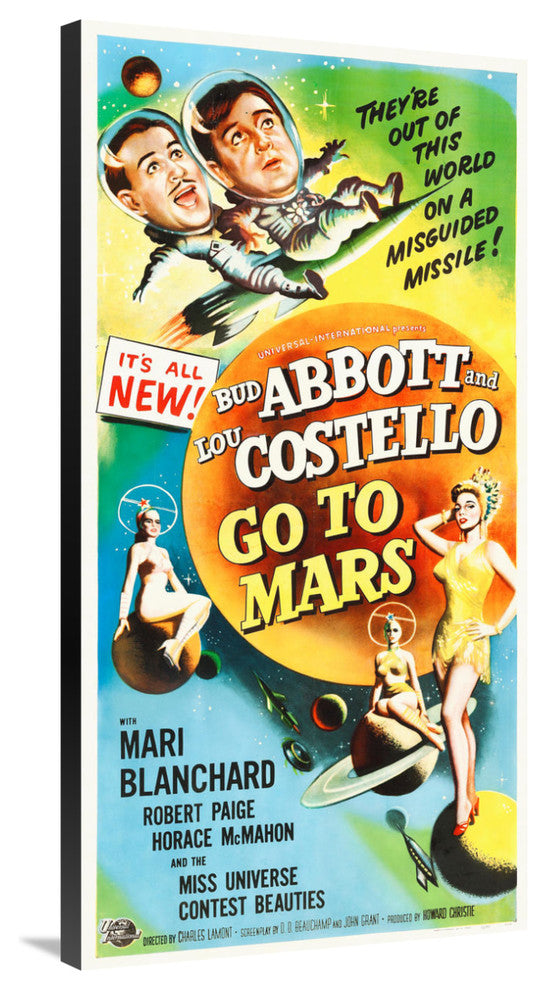 "Abbott & Costello - Go To Mars" Canvas by Hollywood Photo Archive, 20x40"