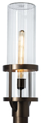 Alcove Outdoor Post Light Coastal Bronze Finish, Clear Glass