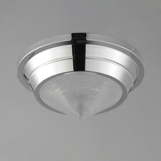 Maxim 10390 Hargreaves 10"W Flush Mount Ceiling Fixture - Polished Nickel