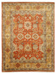 Rust Traditional Oriental Oushak Area Rug