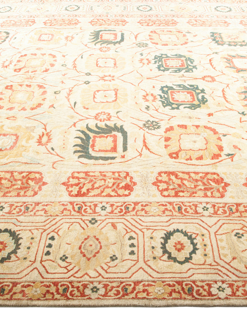 Daniela, One-of-a-Kind Hand-Knotted Area Rug Ivory, 8'3"x10'5"