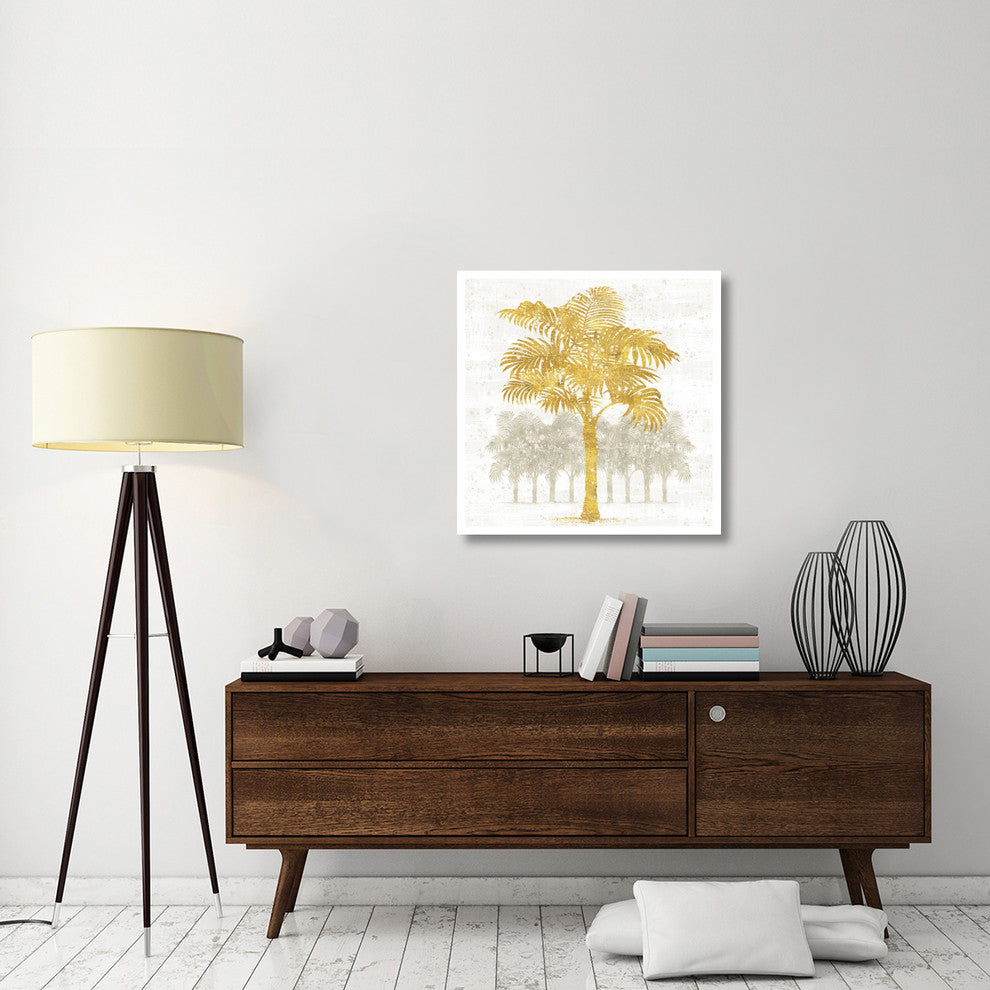 "Palm Coast III" Digital Paper Print by Sue Schlabach, 32"x32"