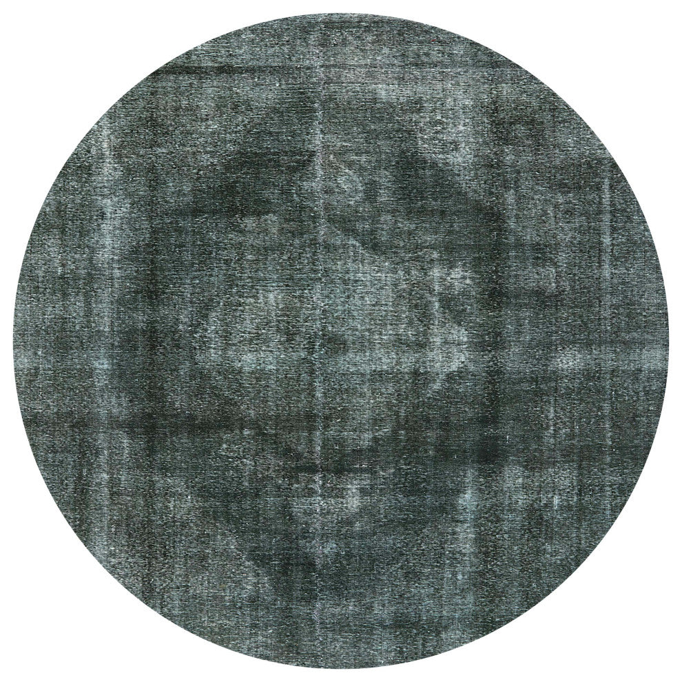 Ahgly Company Indoor Round Mid-Century Modern Area Rugs, 3' Round