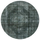 Ahgly Company Indoor Round Mid-Century Modern Area Rugs, 3' Round