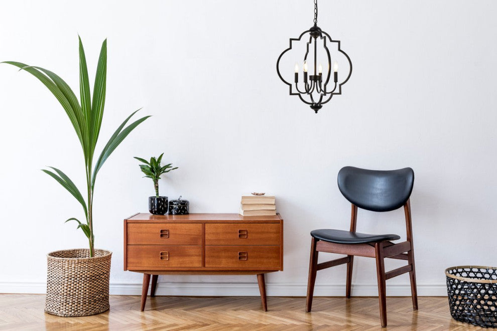 Sophie 4-Light Pendant, Black