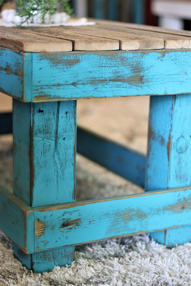 Turquoise Combo Coffee Table