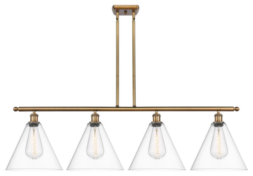 Innovations 516-4I-BB-GBC-122-LED 4 Light Island Light, Brushed Brass