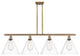 Innovations 516-4I-BB-GBC-122-LED 4 Light Island Light, Brushed Brass