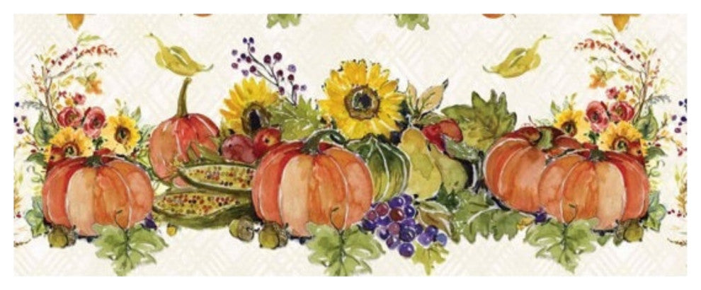 Laural Home Cornucopia Harvest 70" X 144" Tablecloth